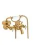 AXOR-HG-AXOR-Montreux-2-Griff-Wannenarmatur-Aufputz-mit-Kreuzgriffen-Brushed-Brass-16540950 gallery number 1